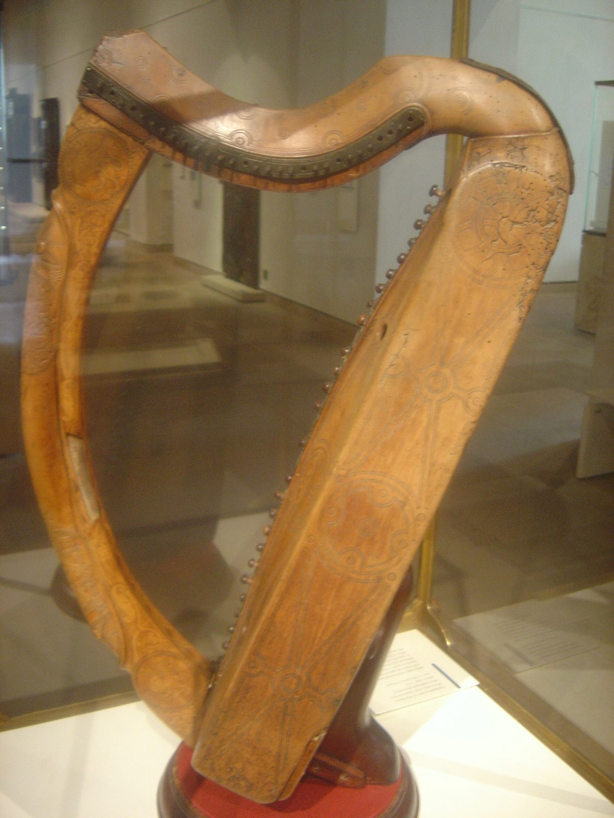 A Celtic harp